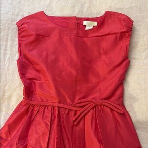 J. Crew Girls EUC Grayson Silk Formal Dress - Red size 14